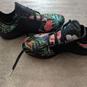 Funky Palm And Floral New Balance Sneakers